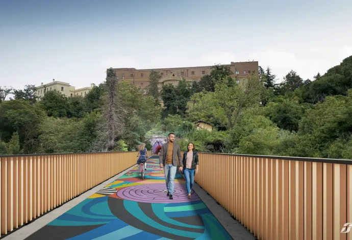 Monte Ciocci – San Pietro Pedestrian and Cycle Path